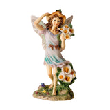 6.8" Fairyland Fairy with Flowers Statue - Magick Magick.com