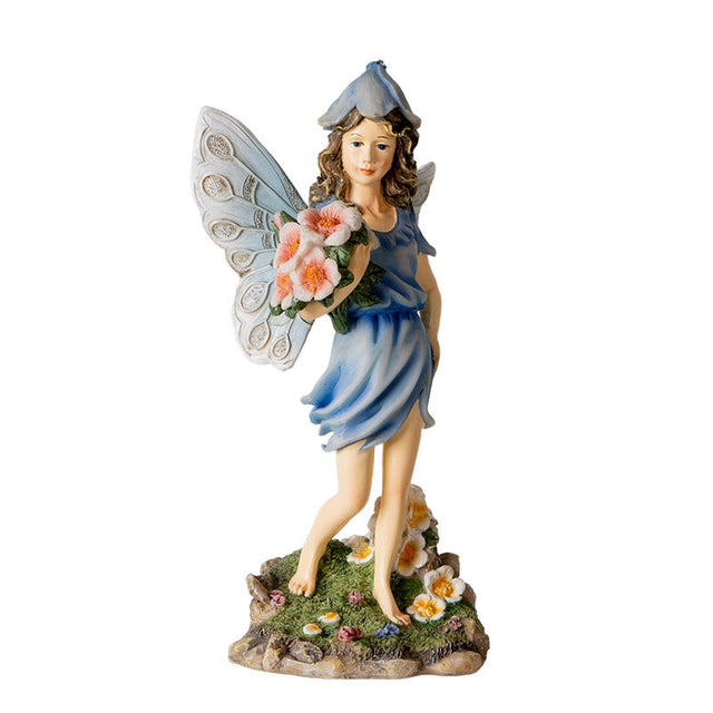 6.8" Fairyland Fairy with Flowers Statue - Magick Magick.com