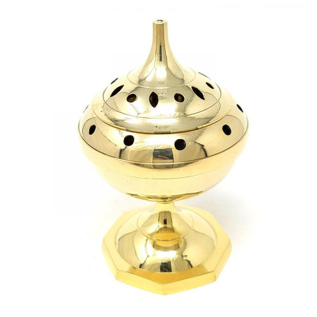 7" Brass Censer Burner - Magick Magick.com