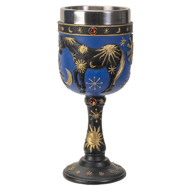 7" Chalice / Goblet - Sky of Enchantment Celestial Horse - Magick Magick.com