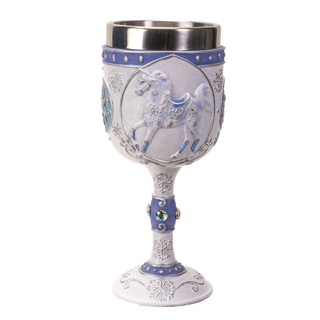 7" Chalice / Goblet - Snow Crystal - Magick Magick.com