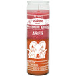 7 Day Glass Candle 2 Color Zodiac Aries - Pink / Orange - Magick Magick.com