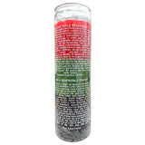 7 Day Glass Candle 3 Color Triple Action Reversible - Red / Green / Black - Magick Magick.com