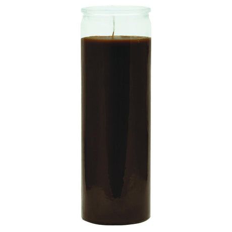 7 Day Glass Jar Candle - Brown - Magick Magick.com