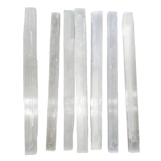 7" Rough Selenite - Sticks (50 Pack) - Magick Magick.com