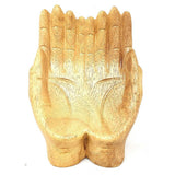 7" Wooden Hand Offering Bowl - Magick Magick.com