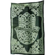 72" X 108" Hand of Compassion Black & White Tapestry - Magick Magick.com