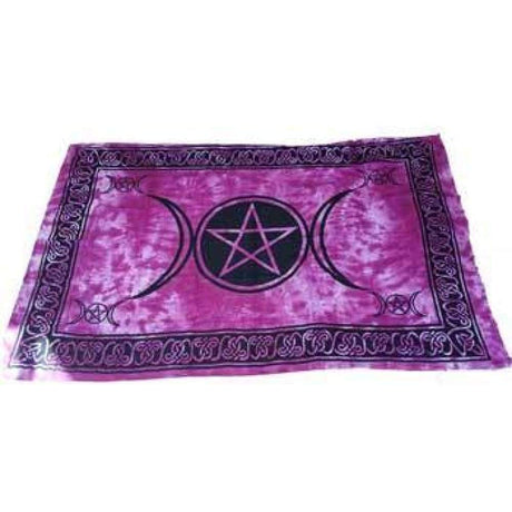 72" x 108" Triple Goddess Tapestry Purple & Black - Magick Magick.com