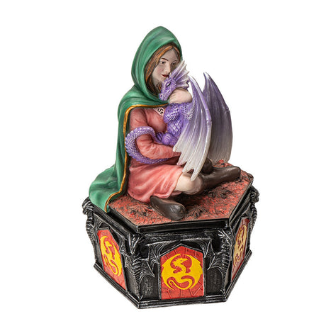 7.25" Anne Stokes Dragon Friendship Fall Display Box - Magick Magick.com