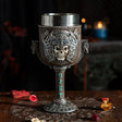 7.25" Chalice / Goblet - Skull Viking - Magick Magick.com