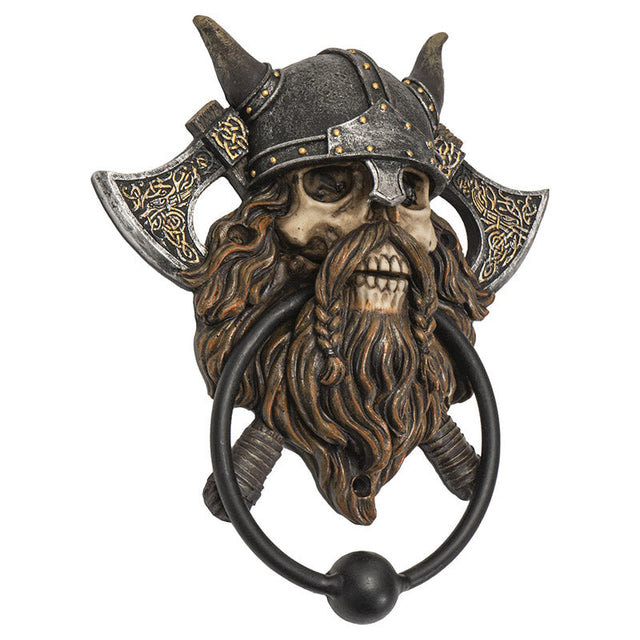 7.25" Viking Skull Door Knocker - Magick Magick.com