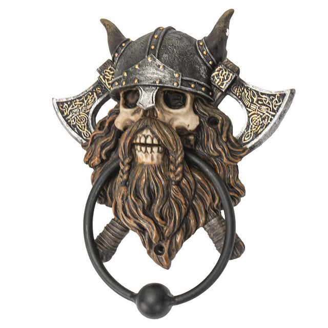 7.25" Viking Skull Door Knocker - Magick Magick.com