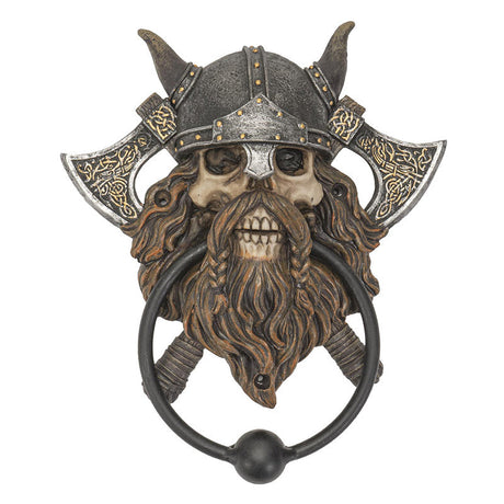 7.25" Viking Skull Door Knocker - Magick Magick.com