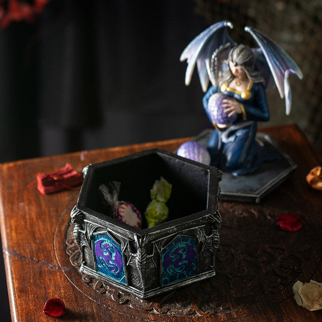 7.5" Anne Stokes Dragon Friendship Spring Display Box - Magick Magick.com