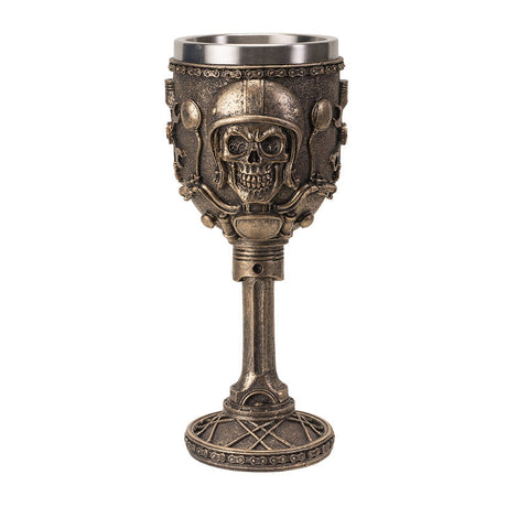 7.5" Chalice / Goblet - Motohead Skull - Magick Magick.com