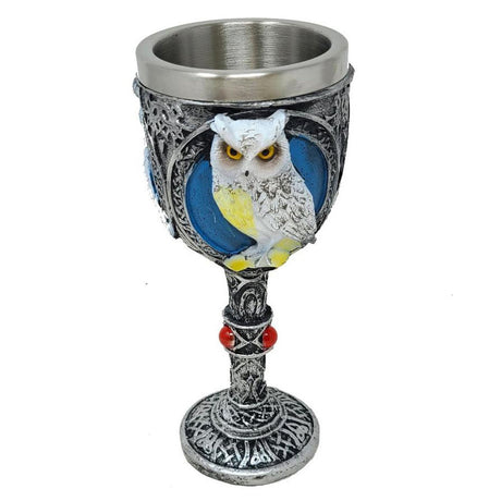 7.5" Chalice / Goblet - Mystic Owl - Magick Magick.com