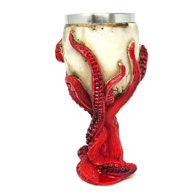 7.5" Chalice / Goblet - Octopus Skull - Magick Magick.com