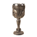 7.5" Chalice / Goblet - Skull Bullet Mohawk - Magick Magick.com