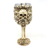 7.5" Chalice / Goblet - Skulls & Bones - Magick Magick.com