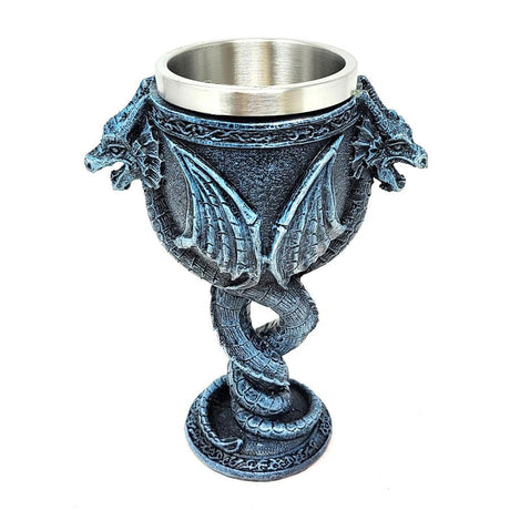 7.5" Chalice / Goblet - Twin Dragon - Magick Magick.com