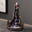 7.5" Forest Waterfall Backflow Cone Incense Burner - Magick Magick.com