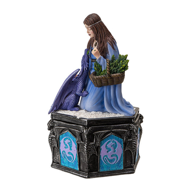 7.50" Anne Stokes Dragon Friendship Winter Display Box - Magick Magick.com