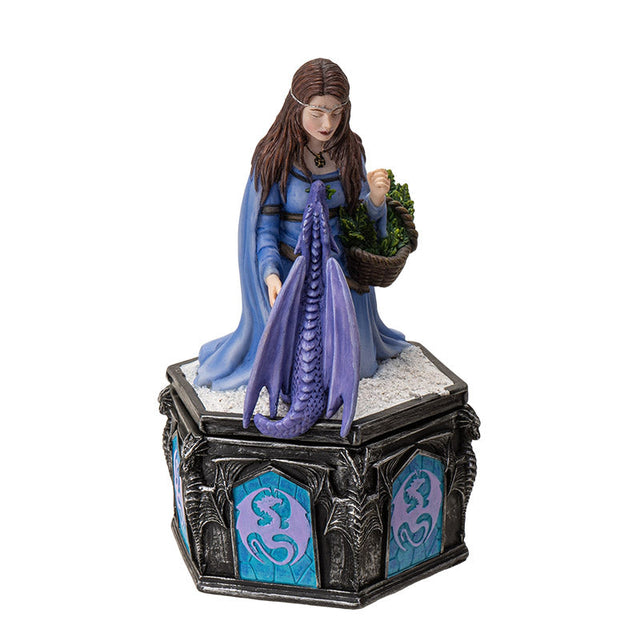 7.50" Anne Stokes Dragon Friendship Winter Display Box - Magick Magick.com
