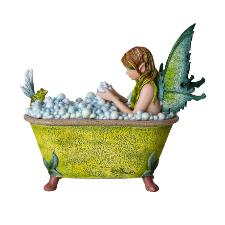 7.6" Amy Brown Faeries Love Bubble Bath Statue - Magick Magick.com