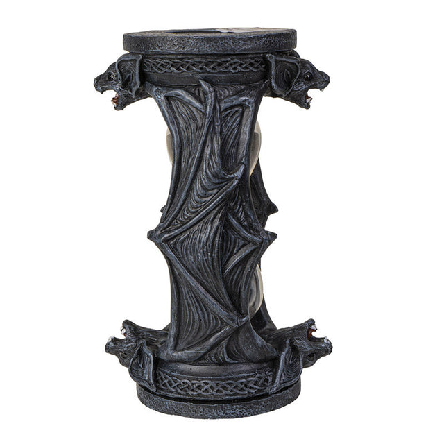 7.6" Vampire Bat Sandtimer Statue - Magick Magick.com