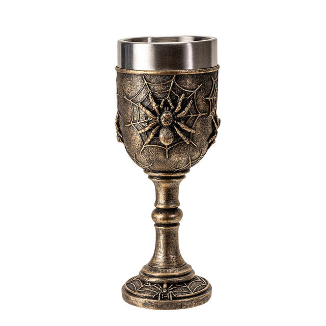 7.8" Chalice / Goblet - Spider - Magick Magick.com