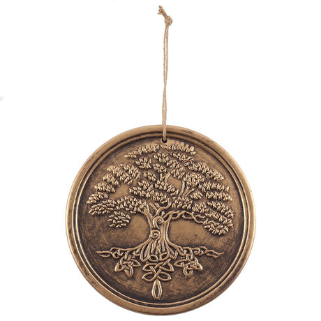 7.8." Tree of Life Plaque in Bronze - Magick Magick.com