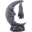 8" Bat on Moon Statue - Magick Magick.com