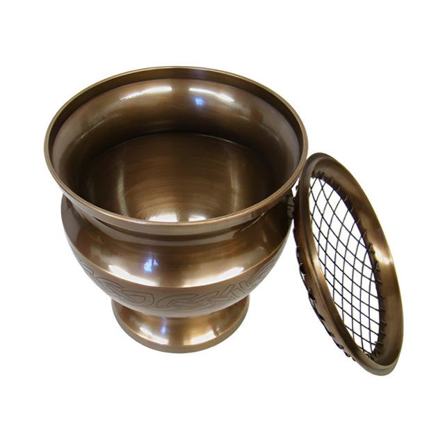 8" Celtic Brass Censer Charcoal Burner - Magick Magick.com