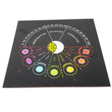 8" Chakra with Sun and Moon Pendulum / Altar Board - Magick Magick.com