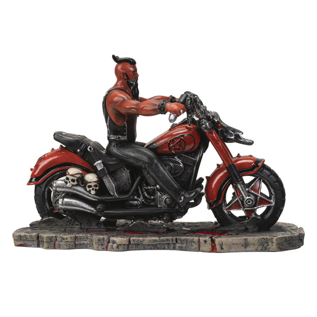 8" Devils Road Motorcycle Biker Statue - Magick Magick.com