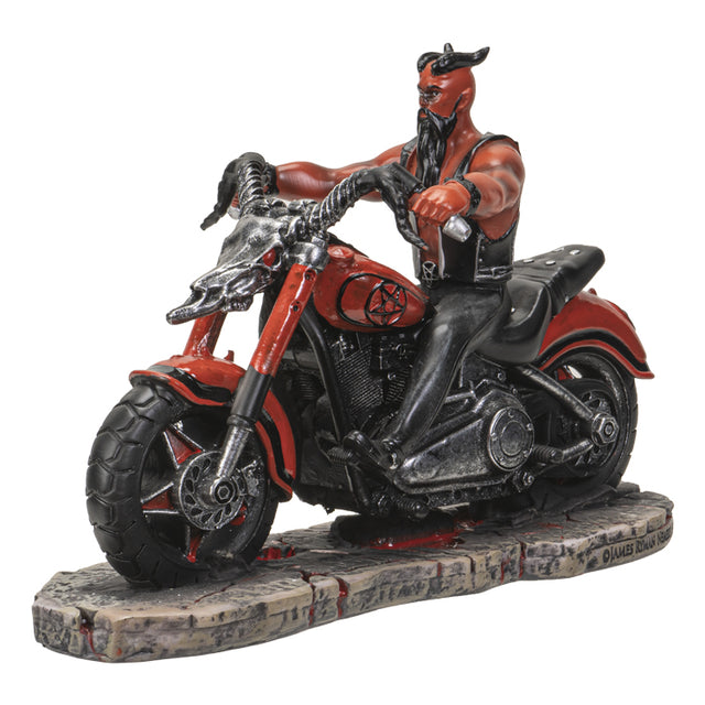 8" Devils Road Motorcycle Biker Statue - Magick Magick.com