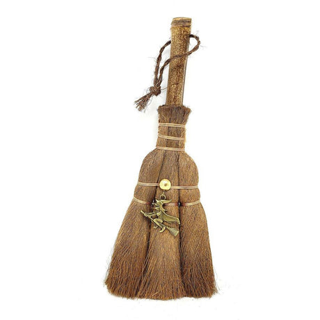 8" Wicca Broom - Witch on a Broomstick - Magick Magick.com