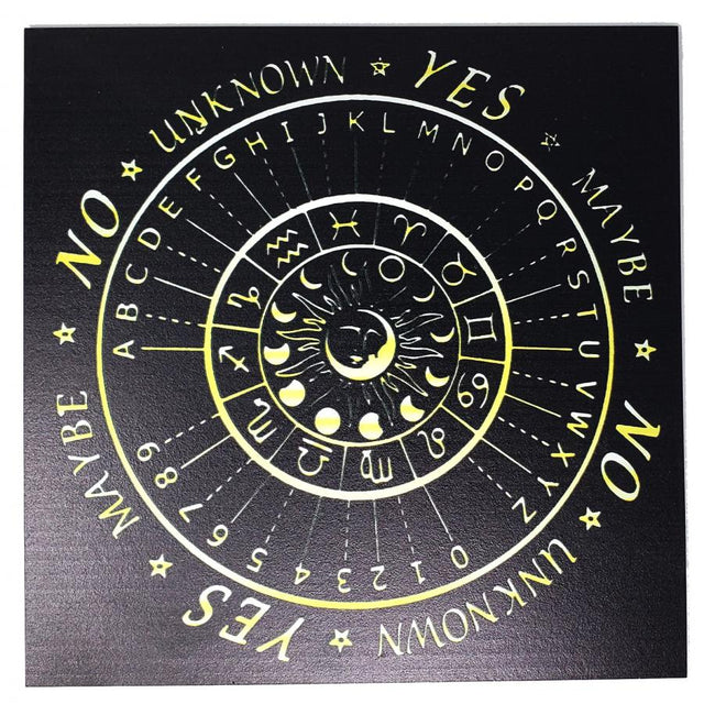 8" Zodiac Sign Pendulum / Altar Board - Magick Magick.com