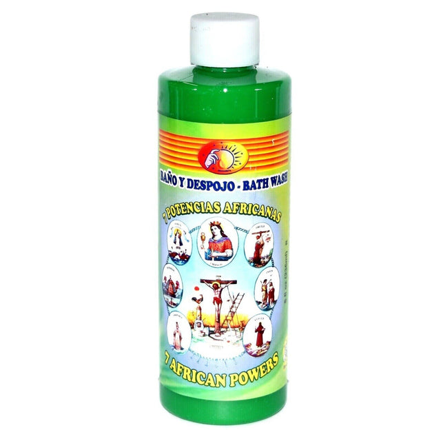 8 oz Aura Bath & Floor Wash - 7 African Powers (7 Potencias Africanas) - Magick Magick.com