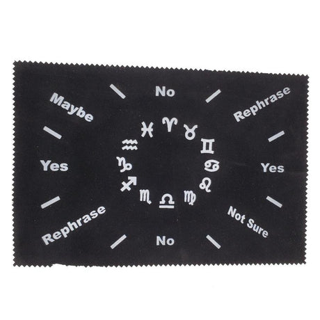 8" x 12" Zodiac Pendulum Mat - Magick Magick.com