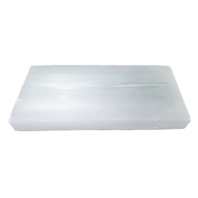 8" x 4" Selenite Charging Plate (2 lbs) - Magick Magick.com