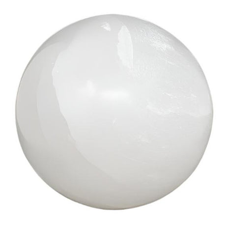 80 mm Gemstone Sphere - Selenite - Magick Magick.com