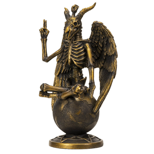 8.25" Baphomet Skeleton Statue - Magick Magick.com
