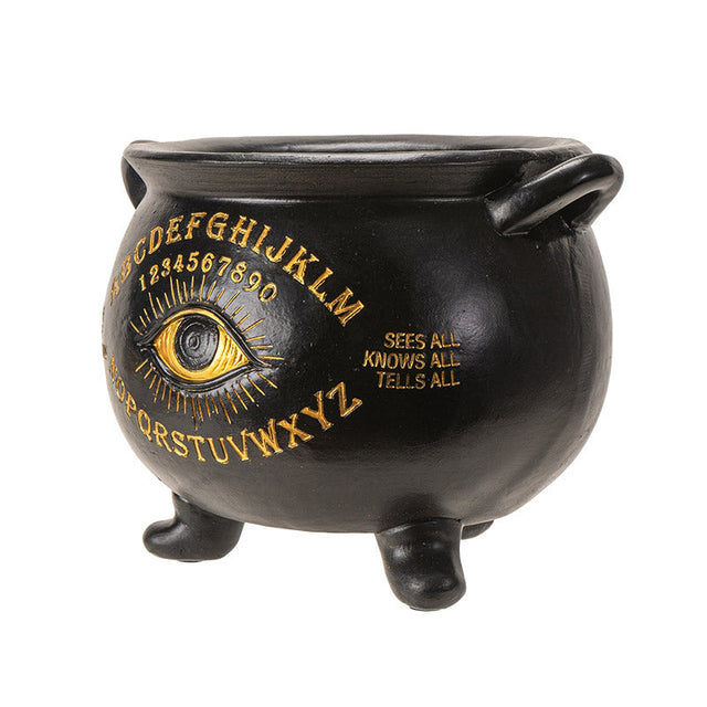 8.7" Ouija Cauldron Pot - Magick Magick.com