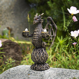 8.75" Forest Dragon Candle or Incense Holder - Magick Magick.com