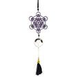 9" Hanging Wooden Tree of Life Gemstone with Metatron - Magick Magick.com