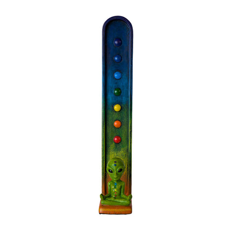 9" Meditating Alien Chakra Stick Incense Burner - Magick Magick.com