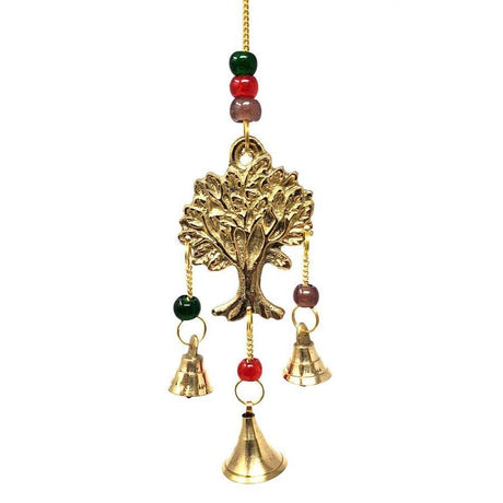 9" Tree of Life Brass Wind Chime - Magick Magick.com