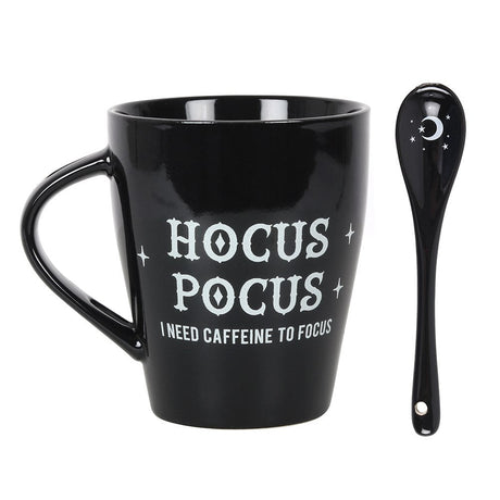 9 oz Ceramic Mug and Spoon Set - Hocus Pocus - Magick Magick.com