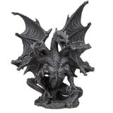 9.25" Dark Hydra Dragon Statue - Magick Magick.com